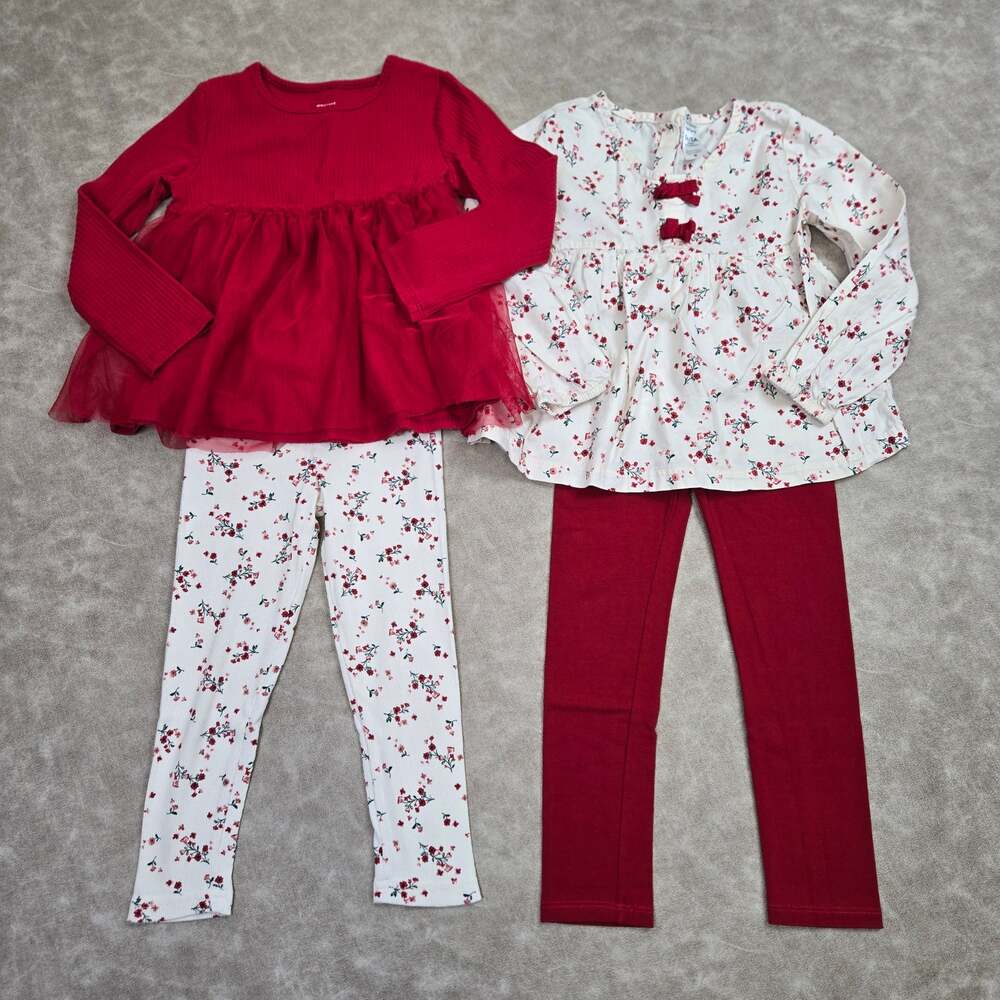 Carter's Toddler Girl 4pc Mix & Match Winter Holiday Set Size 5T